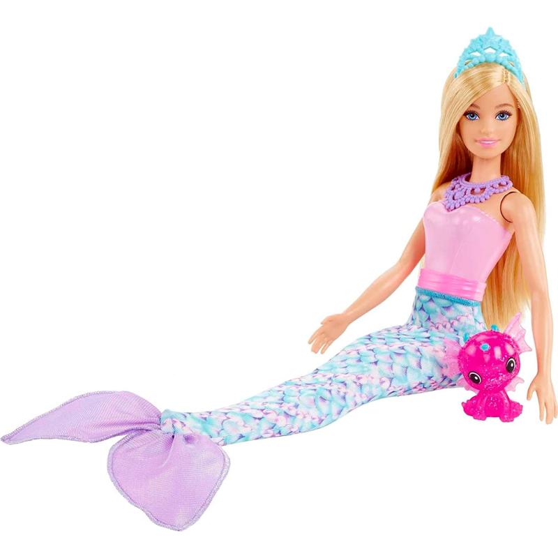 Barbie HGM66 - Dreamtopia Märchen-Adventskalender mit Barbie-Puppe und 24 Überraschungen