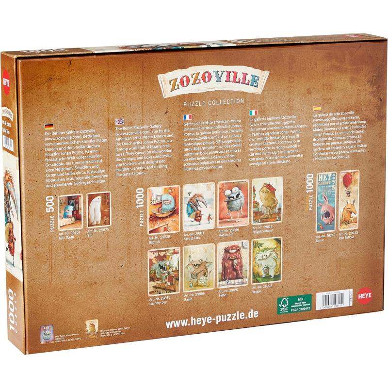 HEYE ZOZOVILLE 29811 - PUZZLE 1000 SPRING TIME ca. 50 x 70 cm