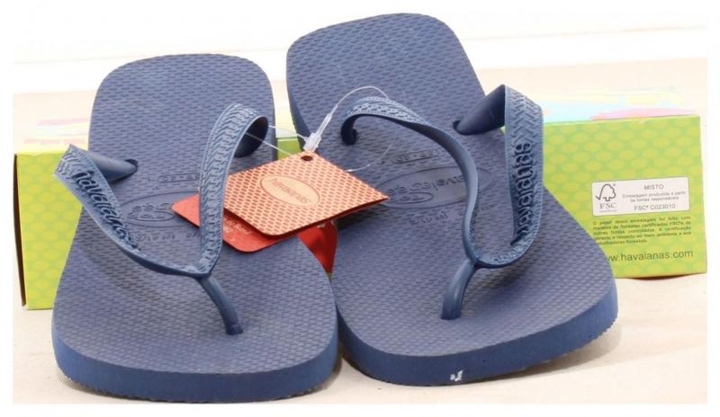 Havaianas Unisex Bade Sandalen Zehentrenner blau flip flops (navy blue) EU 39/40 