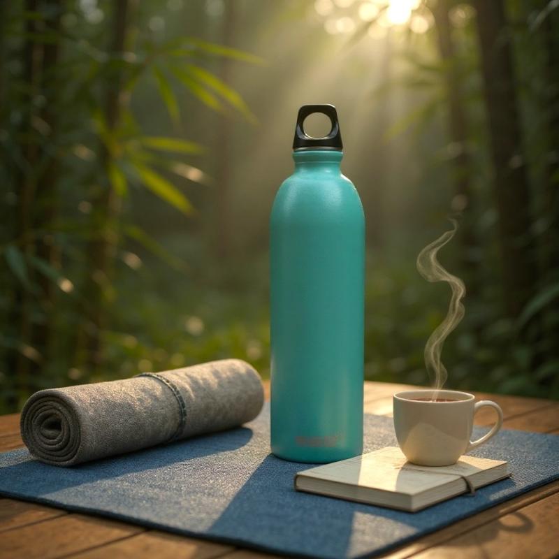 SIGG Alu Trinkflasche Glacier 0,75L - Auslaufsicher - Federleicht - BPA-frei - Farbe: Hell Blau