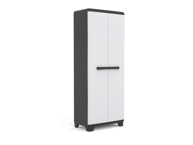 Keter Linear 68x39x173cm Gartennschrank Besenschrank Geräteschuppen Werkzeugschrank Linear Schrank hoch Kunststoff