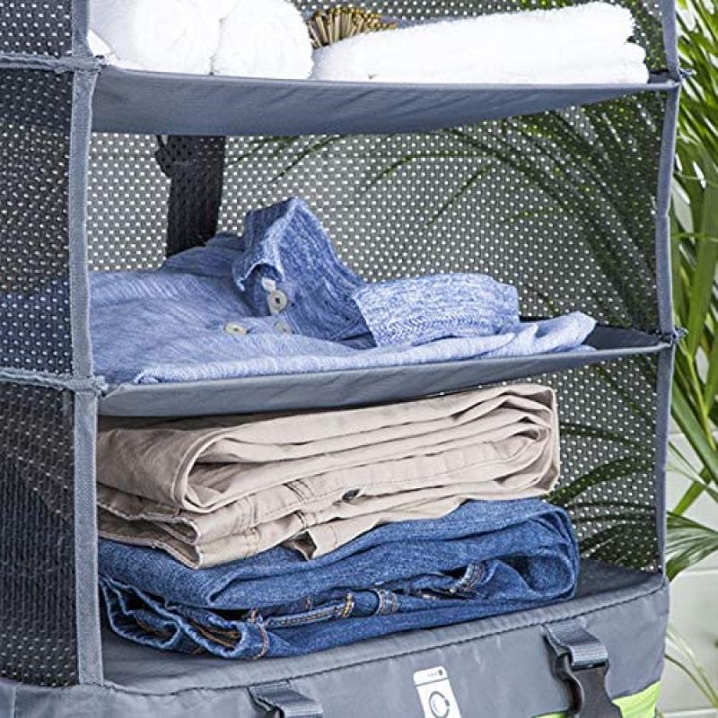 Reisetasche Reise Organizer Set Ordnungssystem Platzsparsystem Hängeorganizer Tasche Packwürfel zum Aufhängen