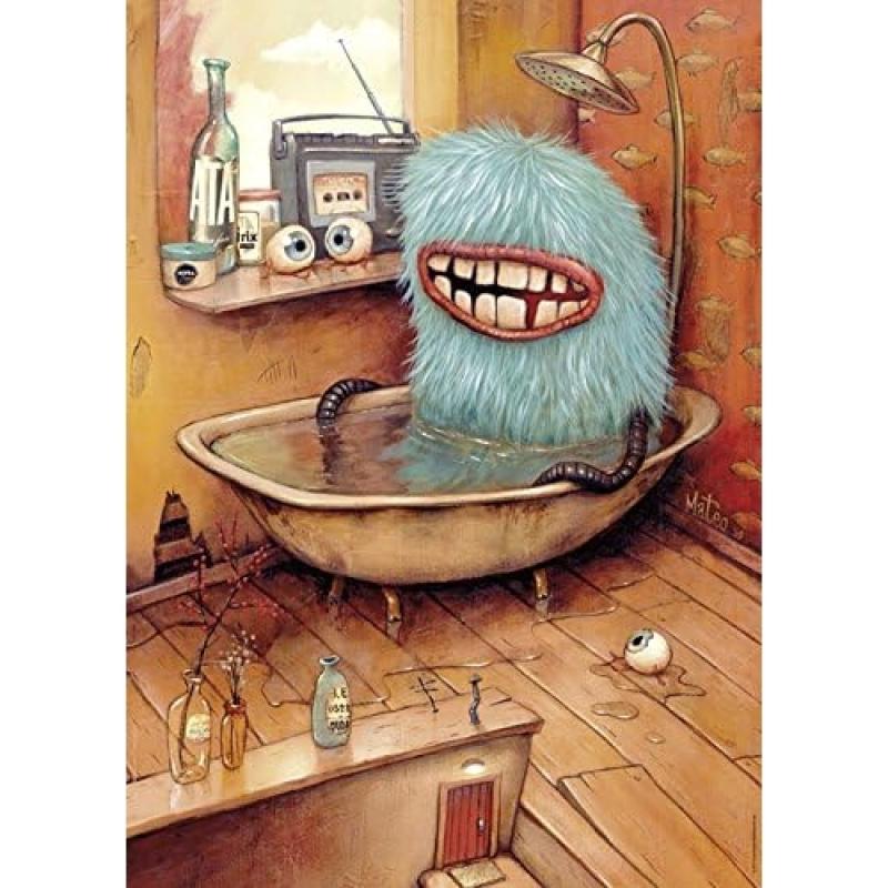 HEYE ZOZOVILLE 29539 - PUZZLE 1000 BATHTUB ca. 50 x 70 cm