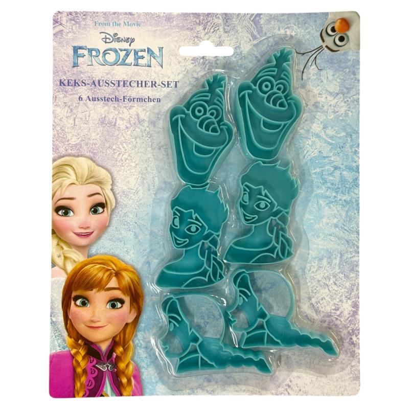 P:OS 6-teilig Keks-Ausstech-Förmchen Motiv - FROZEN