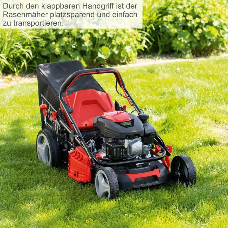 Scheppach Benzin Rasenmäher MS173-51 mit Antrieb | 51cm Breite | 4,1 PS Leistung