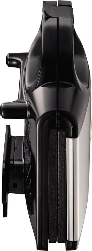 Tefal Ultracompact Sandwichmaker SM1552 | für dreieckige Sandwichtoasts | 700W | Sandwich-Grill | 26.5 x 12 x 26 cm, Edelstahl/Schwarz 