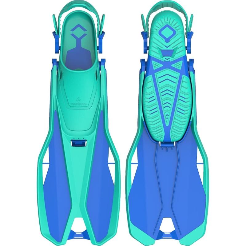 TECNOPRO, Ux.-Flosse F6 C Travel, TURQUOISE/BLUE, 42-44