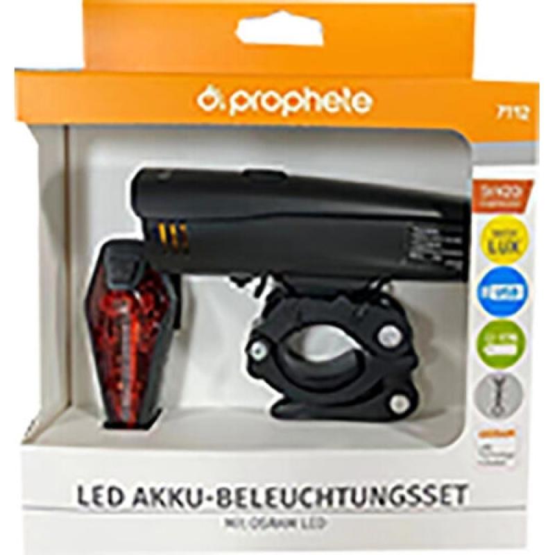 Prophete 7125 LED Akku-Beleuchtungs-Set 70/35/20 Lux, mit Li-Ionen Akku