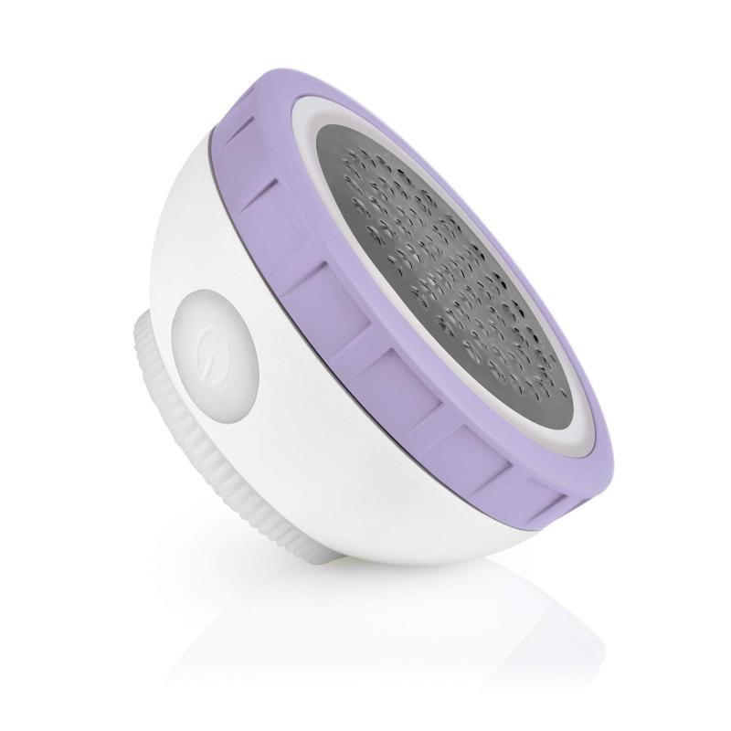 MIWIAM Hornhautentferner 3 in 1 mit LED-Licht, Handlicher Hornhautentferner mit grobem und feinem Hobel-Aufsatz