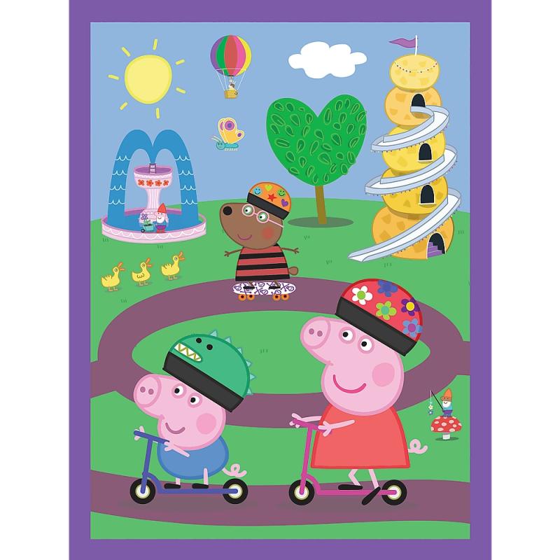 Trefl 93331 - 2 in 1 Puzzles + Memo Peppa Pig